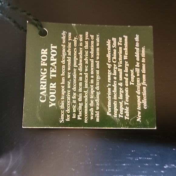 RARE Vintage Portmeirion Large China Stall Teapot, Botanic Garden Pattern - Picture 12 of 12